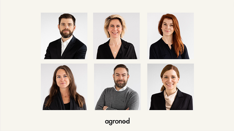 Från vänster: Daniel Jonsson, Lisa Brandrup-Wognsen, Karin Hellman, Signe Åkerblom, Christian Backman och Emilia Liljeström. 