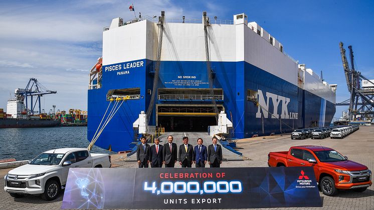 Mitsubishi med 4 millioner eksporterte biler fra fabrikk i Thailand