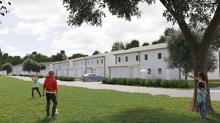 Säljstart för radhus i Sätila