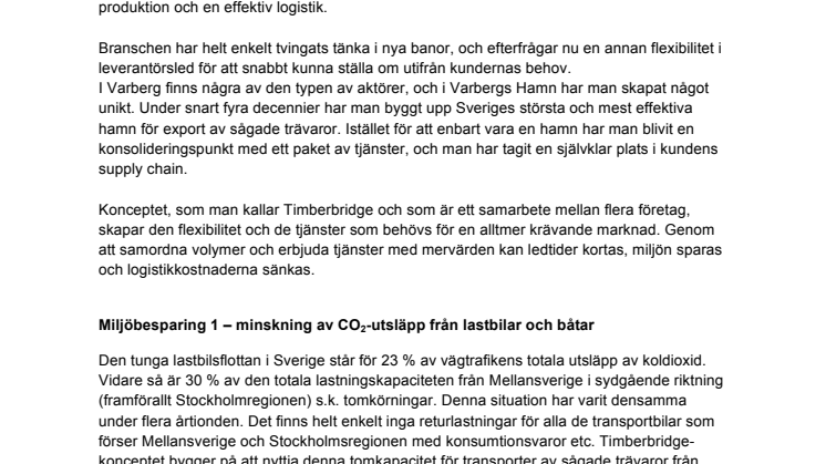 TransportGruppens Pegasuspris  för miljöarbete till Varbergs Hamn!  