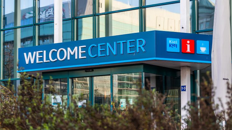 Welcome Center: Zentral gelegen und erste Anlaufstelle für Gäste und Einheimische