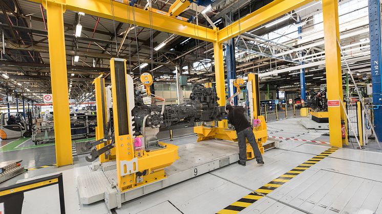CLAAS traktorfabrik i Le Mans