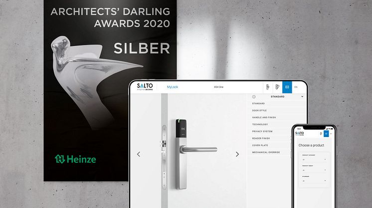 ARCHITECTS' DARLING AWARD for MyLock online konfigurator fra SALTO