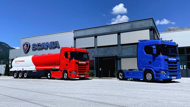 Zwei neue Scania 540 S sind seit kurzem für die Spedition Gutmann aus Innsbruck unterwegs.