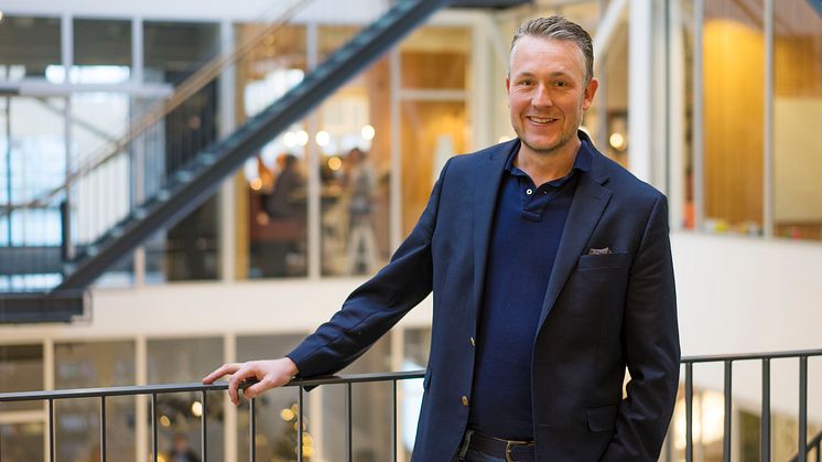 Viktor Sandgren,  Head of Enterprise på Telavox. Foto: Jonas Erickson