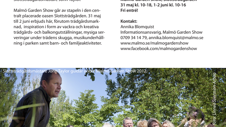 Malmö Garden Show