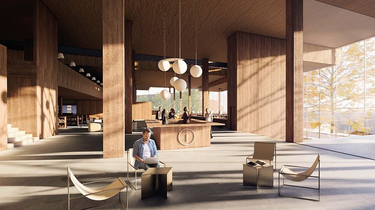 Förslag LITTERATEN, arkitekttävling universitetsbiblioteket