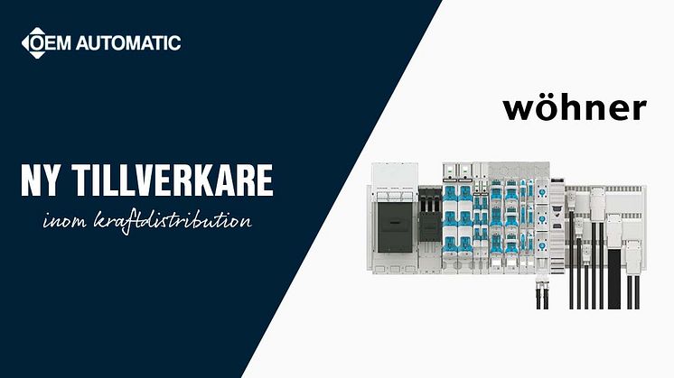 Ny tillverkare | Wöhner | OEM Automtaic