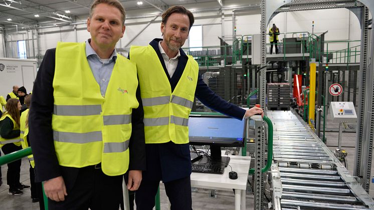 Klas Balkow o Nicholas Pettersson inviger lager Jönköping