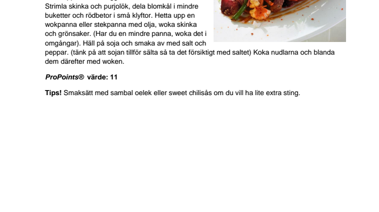 Recept kinesisk wok