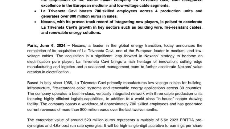 2024_06_06_pr-Nexans completes acquisition of La Triveneta Cavi, expanding European reach.pdf