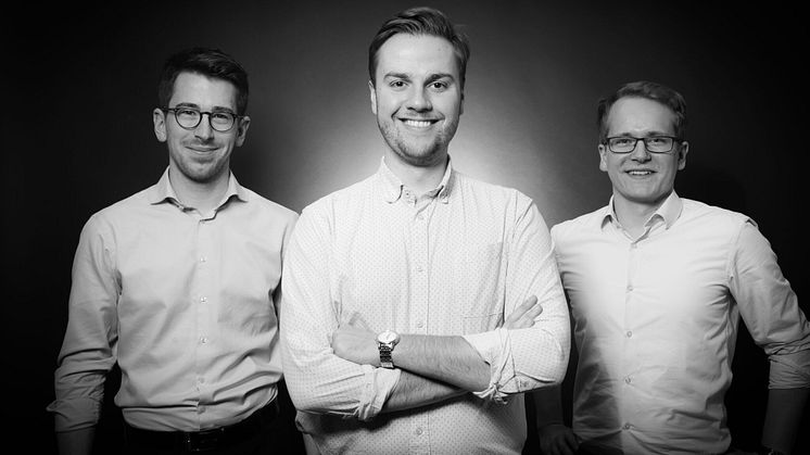 Von links nach rechts – das Team der RightNow Group: Torben Antretter (26), Benedikt Quarch (25), Phillip Eischet (26)