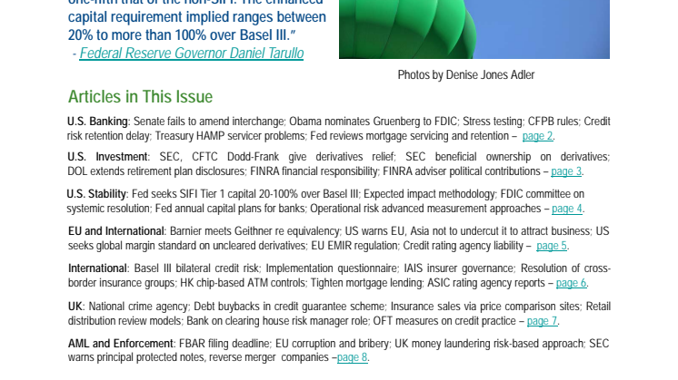 Deloitte Regulatory Risk Report 2011