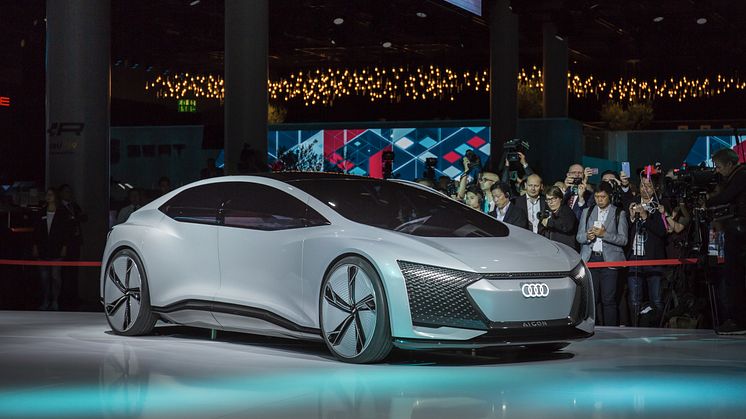 Konceptbilen Audi Aicon vises på IAA i Frankfurt