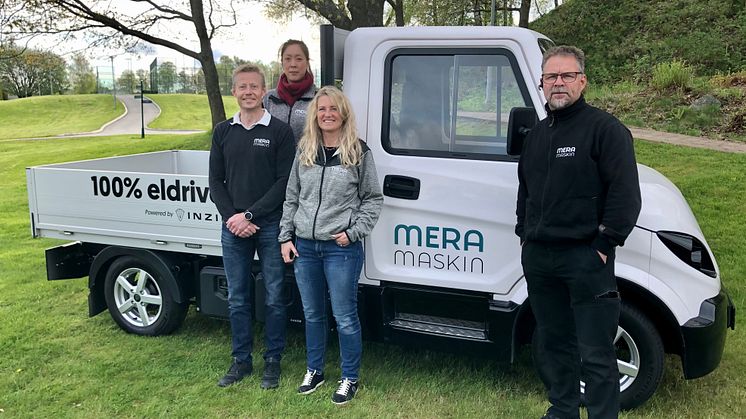 Inzile engagerar Mera Maskin som återförsäljare