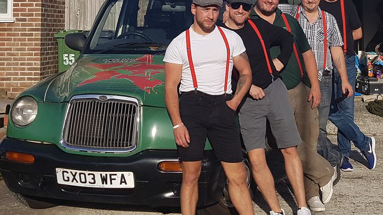 The GTR/Siemens colleagues are getting set for the Screwball Rally - more images available to download below