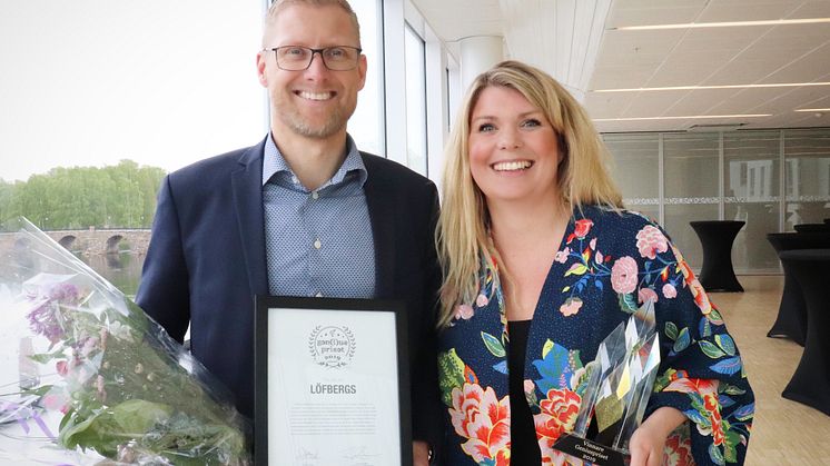 Löfbergs receives newly instituted equality award