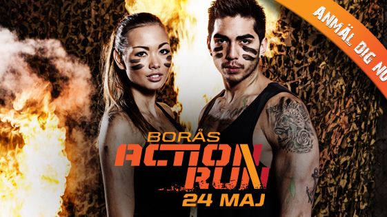 Borås Action Run 2014 - Sveriges enda hinderlopp i stadsmiljö!