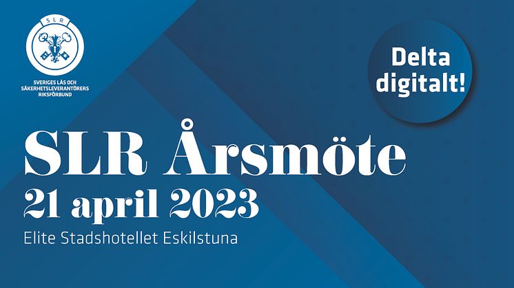 Delta digitalt på SLR:s årsmöte