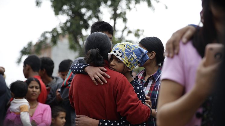 SOS Barnbyar på plats i jordbävningsdrabbade Nepal