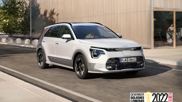 Kia Niro EV tager førstepladsen i kategorien ”Kompakt SUV”; andenpladsen går til Kia Sportage Plug-in Hybrid