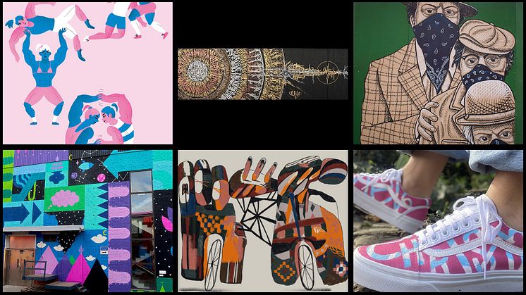 Garageportkonstnärer får uppdrag och snygga sneakers gör entré på Dunkers kulturhus
