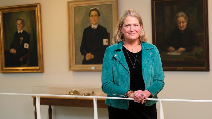 Röda Korsets Högskolas rektor Susanne Georgsson. Foto: Sören Andersson