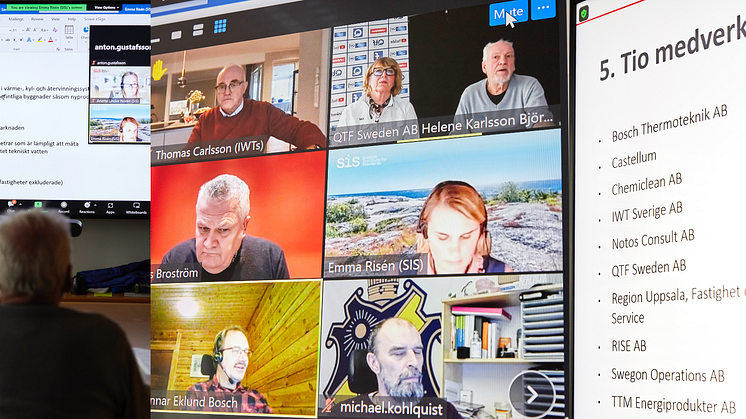 Första digitala mötet. Fortfarande finns lediga platser. 
