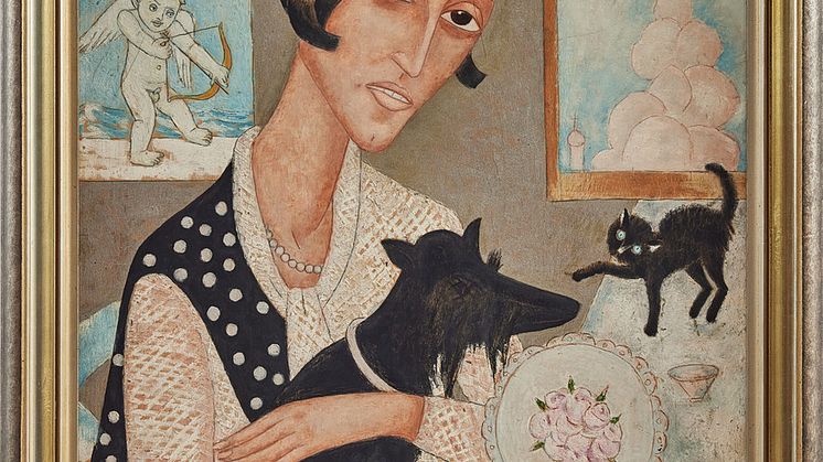 "Portrait d'une Parisienne" by Marie Vassilieff 