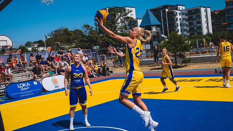 Malmö bjuder på 3x3 streetbasket på elitnivå – mitt under festivalyra