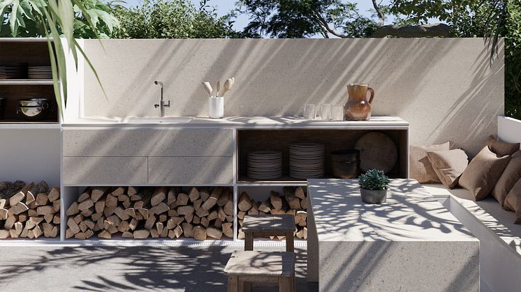 AMB02 - Exterior Dekton VK02 Avorio and VK04 Grafite