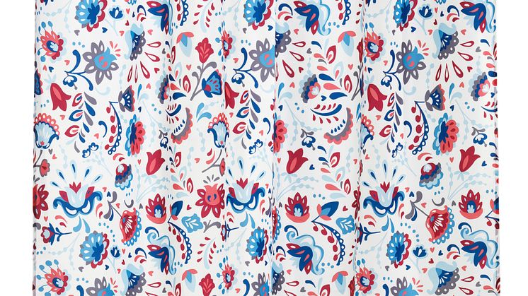 KRATTEN badeforhæng 79.- Genanvendt PET-plast. 180x200 cm.