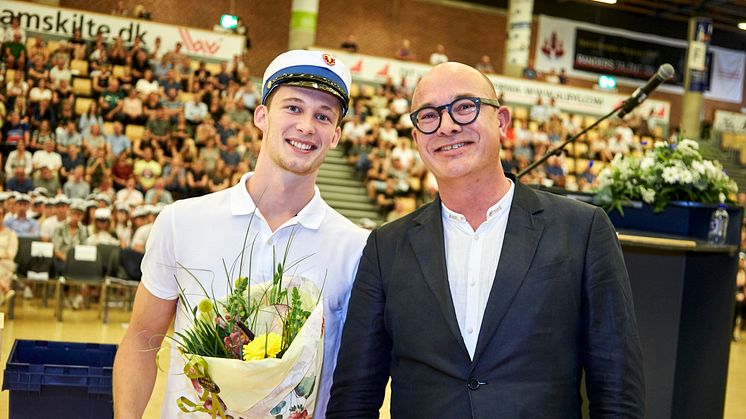 Jakob Skjerning Johansen fik årets innovationslegat. 