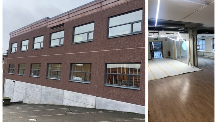 Yrkesgymnasiet öppnar på Getängsvägen i Borås i höst och just nu renoveras de 1230 kvadratmeter stora lokalerna. 