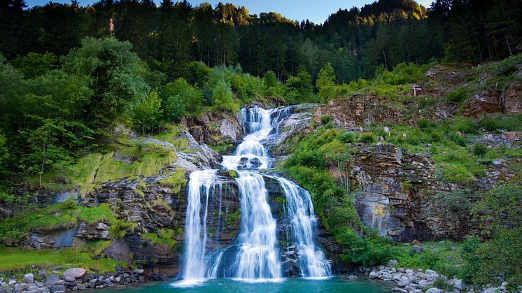 Die Wasserfaelle im Val Piumogna in der Leventina bei Faido-Kanton Tessin 