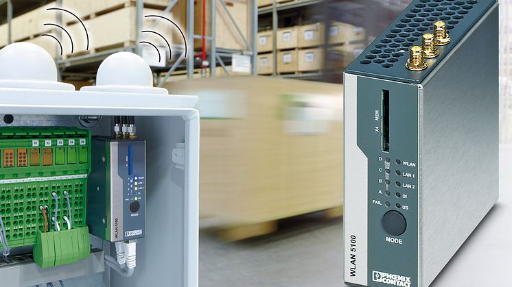 Fast WLAN for the Control Cabinet