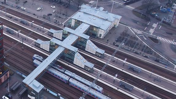 Stationsområdet Västerås. Fotograf Bo Lundvang.