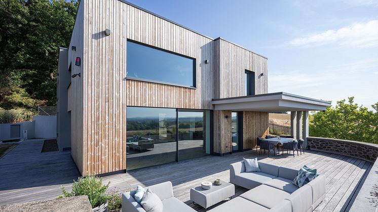 Charakterstark & langlebig: Fassade aus Kebony Character