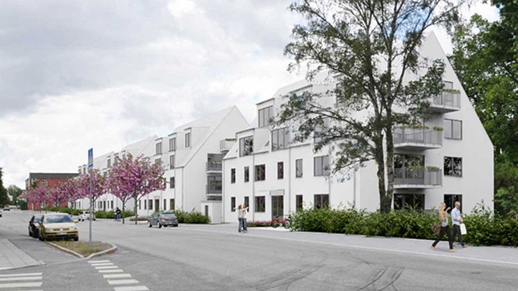 Riksbyggen och Bygg-Fast bygger nya hyresrätter i Strängnäs