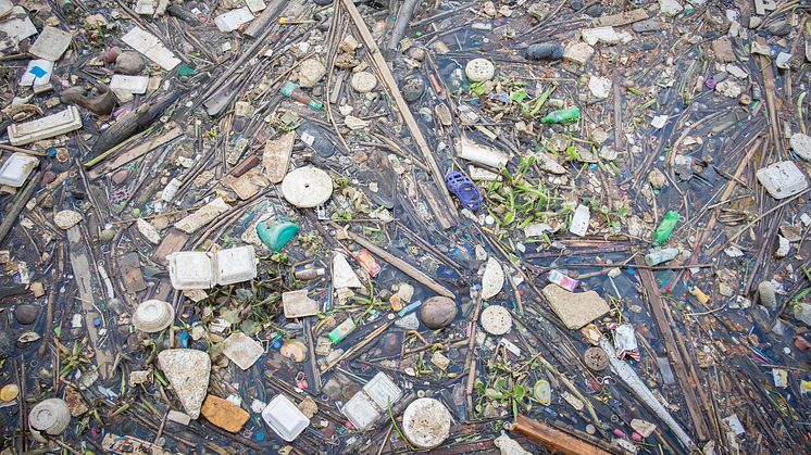 Plastic junk in Thailand's Chao Phraya river [Credit: iStockphoto_Sayan_Moongklang]