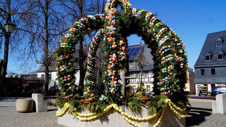 Zwönitz_Osterbrunnen Markt_Foto Corinna Bergelt_Greifensteinregion