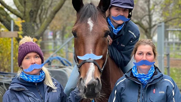 Jägersro Travskola blev vinnare i Mustaschkampen då de samlade in över 170 000 kronor under november månad.