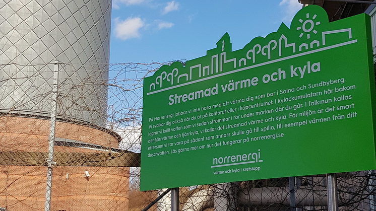 Nya skyltar vid Solnaverket