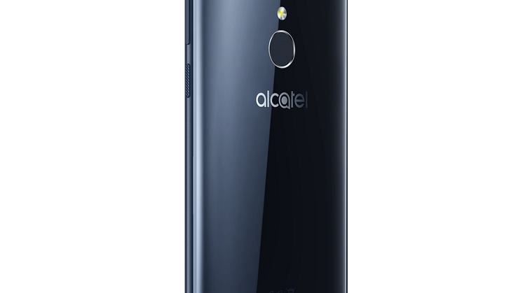 Alcatel 3_Spectrum Black_Back Left