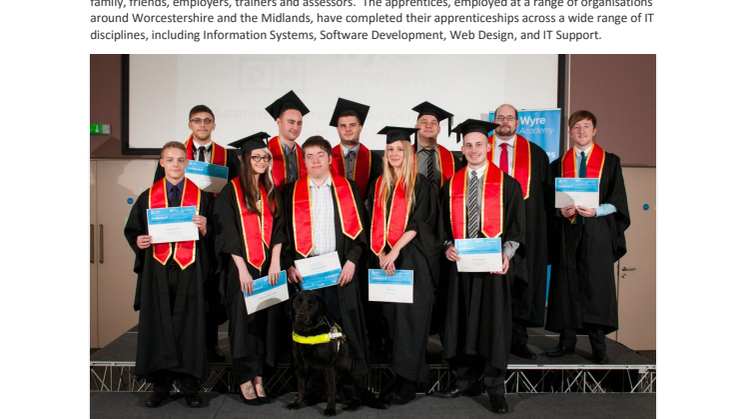 UKITA member TDM Wyre Academy celebrates apprentices success