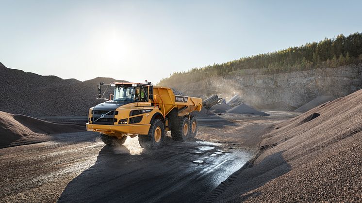 Volvo dumprar - drifttid och underhållskostnader
