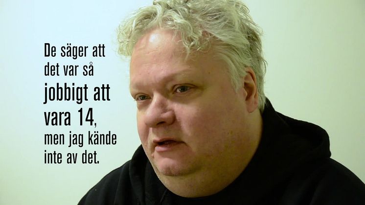 Kjell Wilhelmsen minns tillbaka till när han var 14 år