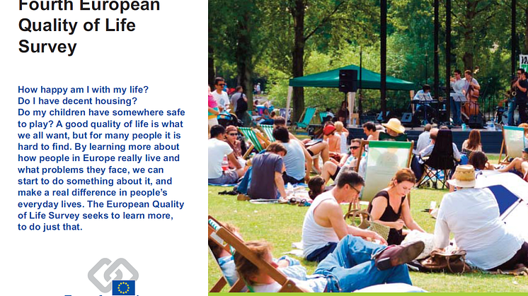 Measuring peoples’ perception of quality of life in Europe