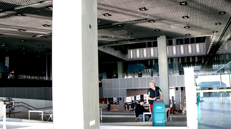 Spændende bygning at arbejde i