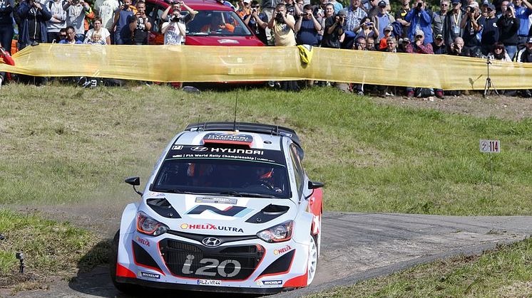 Rally med tidspress i Spania